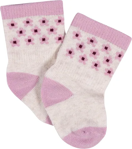 Vista 4 de Gerber Calcetines unisex a prueba de movimiento para bebé, 8 pares
