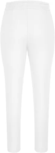 Vista 3 de Pantalones de cordón para hombre, pantalones deportivos, pierna recta, elásticos, delgados, pantalones de oficina y bolsillos