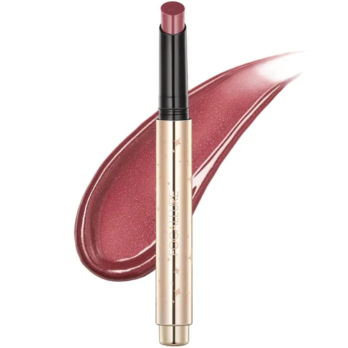 Vista 8 de FOCALLURE Lápiz labial con brillo nacarado, brillo labial hidratante y voluminizador, acabado brillante y nacarado, hidratante, larga duración