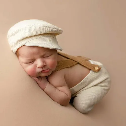 Vista 3 de Accesorios de fotografía para recién nacidos, trajes de bebé para niño recién nacido, sesión de fotos, traje de caballero