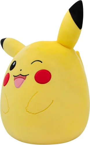 Vista 2 de Squishmallows Pokemon Pikachu - Peluche de 20 pulgadas, ultrasuave, coleccionable, con licencia