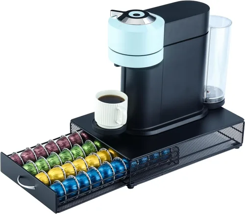 Vista 8 de Soporte para cápsulas de café con capacidad para Nespresso Vertuoline, Casual, Negro