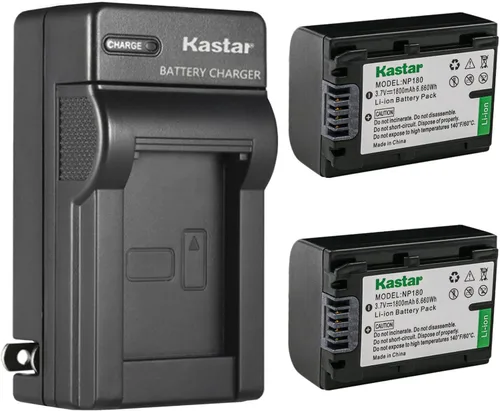 Vista 5 de Kastar Cargador de batería de pared CA para Minolta MN2K50NV 2.7K Quad HD /48MP, MN4K25NV 4K Ultra HD, MN4K20NV 4K Ultra HD, MN2K10NV 2.7K Quad