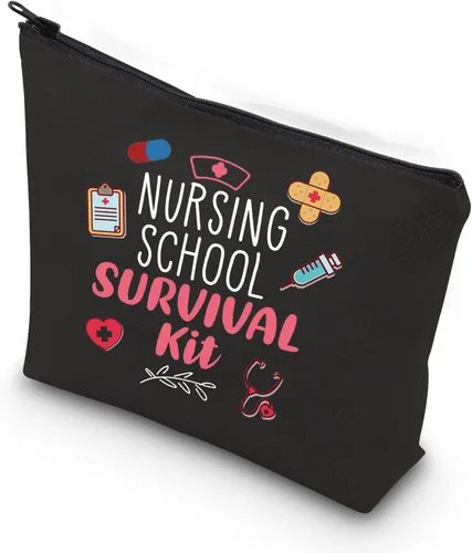 Vista 7 de WCGXKO Regalo de enfermera Cosméticos Regalo de Enfermería Escuela Kit de supervivencia Regalo para RN CNA LPV BSN LVP, Bolso, Bolsa de vida