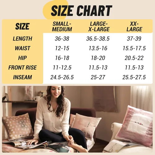 Vista 4 de TNNZEET Leggings para mujer, color negro, cintura alta, talla grande, pantalones de yoga para entrenamiento de maternidad