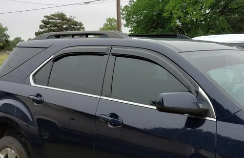 Vista 3 de Viseras tintadas de humo para ventana, protector de ventilación, deflector compatible con Chevrolet Equinox 2010-2017