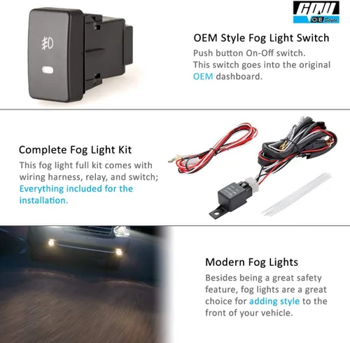 Vista 4 de CPW OEM niebla luces montaje para 2012 2013 Honda Civic 2 puerta Coupe Driver & Passenger Driving Projector Fog Lights Replacement w/Wiring