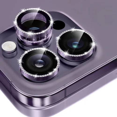 Vista 39 de GolbinBox Protector de lente de cámara para iPhone 13 Pro/13 Pro Max, ajuste invisible 1:1, vidrio templado 9H, funda individual de metal ultra HD