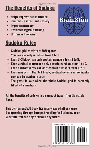 Vista 2 de Sudoku Travel Size A Travel-Friendly Sudoku Puzzle Book 150 Sudoku Puzzles Easy Puzzles