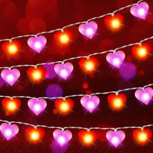 Vista 8 de Zhanmai 2 piezas de luces de cadena para decoración marina temática náutica de conchas y caballitos de mar para dormitorio, 10 pies, 30 luces LED