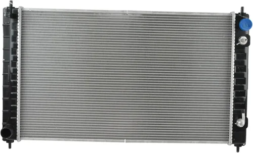 Vista 123 de TRQ Radiador de núcleo de aluminio de 1 fila Compatible con Subaru WRX STI 2.5L Turbo AWD 2015-2020
