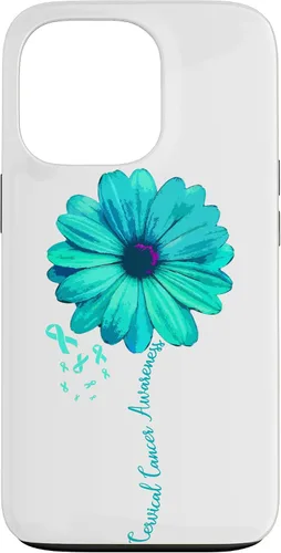 Vista 10 de Cervical Cancer Awareness Family Case Survivor Pretty Gift Case for iPhone 17