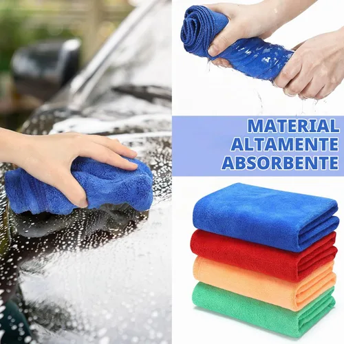 Vista 4 de SmoothNovelty 10 piezas de paño de limpieza de microfibra extra grande de 30" x 20" toalla de microfibra grande para piso reutilizable lavable sin