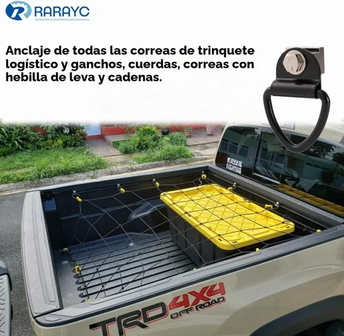 Vista 4 de 6 accesorios para riel de cama para Toyota Tacoma y Toyota Tundra