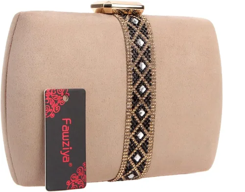 Vista 4 de Fawziya Velvet Diamonds - Bolsos de noche para mujer