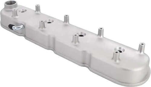 Vista 5 de LS - Cubiertas de válvula de aluminio fundido con soportes de bobina compatibles con Che-vy Small Block V8 293 325 346 364 376 427 LS1 LS2 LS3 LS6