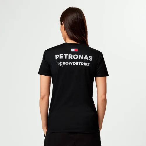 Vista 6 de Mercedes AMG Petronas Formula One Team - Camiseta para mujer 2023 Team - Negro - Talla: XL