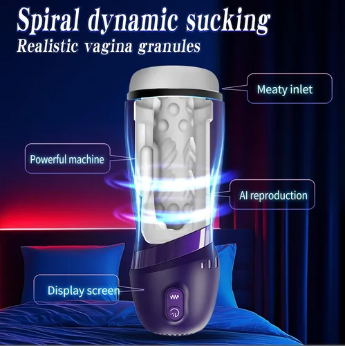 Vista 4 de 2026 Male Self Masterburbatar Hands Free Men Life Size Sucking Thrusting Pocket Puzzy Silicone Body Realistic Male Masturbatoers Toys for Woman