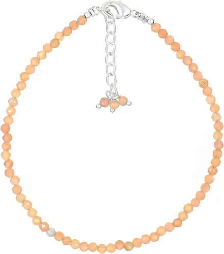 Vista 19 de TGH Pulsera de cuentas naturales con piedras preciosas microfacetadas, joyería para ella, cristales curativos energéticos de piedra natal, cadena