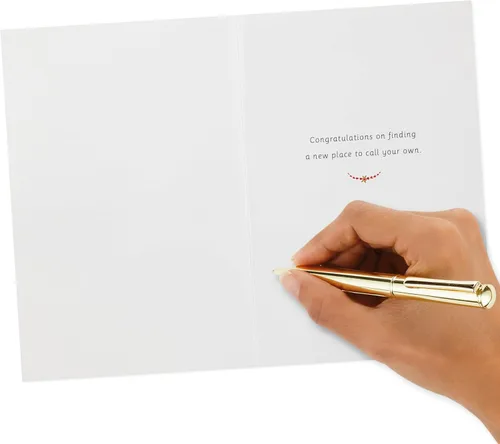 Vista 5 de Hallmark Signature - Tarjeta de bienvenida a la casa hecha a mano (Bienvenido a casa)