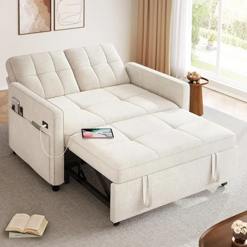 Vista 12 de YITAHOME Convertible Futon Sofa Bed,70" Folding Futon Couch