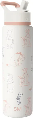 Vista 11 de Simple Modern Summit - Botella de agua con tapa con pajilla, vaso aislado de acero inoxidable a prueba de fugas de Disney de 30 onzas, regalos