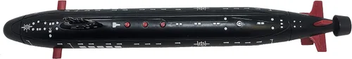 Vista 5 de Submarino negro de juguete de 16.5 pulgadas con efectos de sonido y torpedo Efectos de sonido, Torpedo