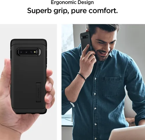 Vista 5 de Spigen Estuche resistente diseñado para Samsung Galaxy S10 Plus (2019)