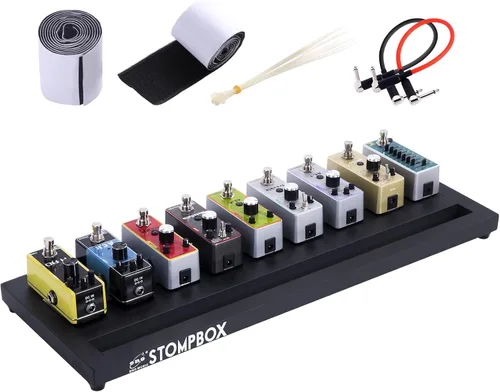Vista 7 de Eno Music 14" Bolsa Mini para Pedal de Efectos de Guitarra Compacta Pequeña