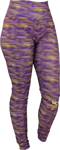 Vista 76 de Zubaz NFL Mallas para mujer de longitud completa de cintura alta básica 1.0