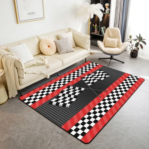 Vista 33 de Erosebridal Alfombras Deportivas de Área para Niños 1.49 m x 1 m, Alfombra Antideslizante de Béisbol, Fútbol, Baloncesto, Alfombra Deportiva