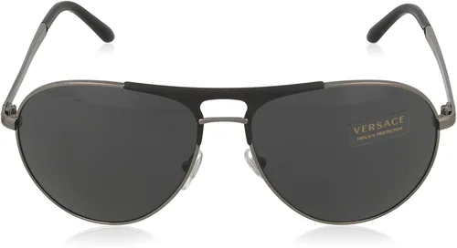 Vista 2 de Versace Ve2164 Aviator para hombre plomizonegro mateplomizogris
