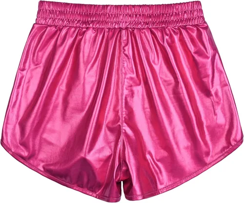 Vista 2 de Perfashion - Shorts metálicos brillantes para mujer