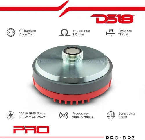 Vista 2 de DS18 Audio PRODR2 DS18 PRO - Destornillador de titanio de 2