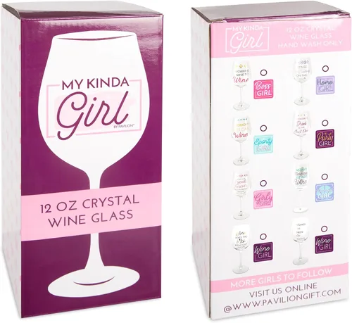 Vista 8 de Pavilion - Mermaid Girl - Instant Mermaid Just Add Wine - Copa de vino de cristal de 12 onzas
