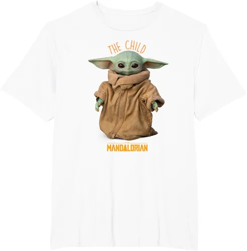 Vista 9 de Star Wars The Mandalorian Grogu The Child Photo Pose - Camiseta linda Negro