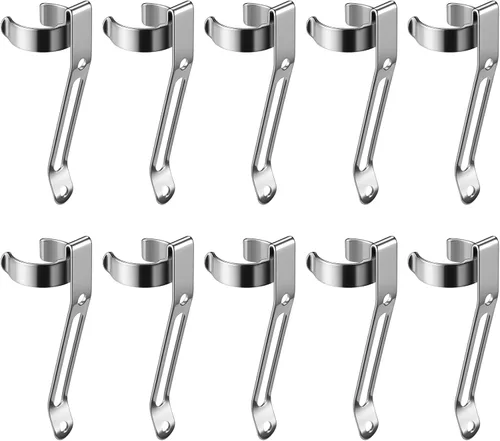 Vista 17 de Paquete de 10 linternas B101 – Clip duradero de acero inoxidable para bolígrafo y clip para tapa, cómodo de llevar B101X10