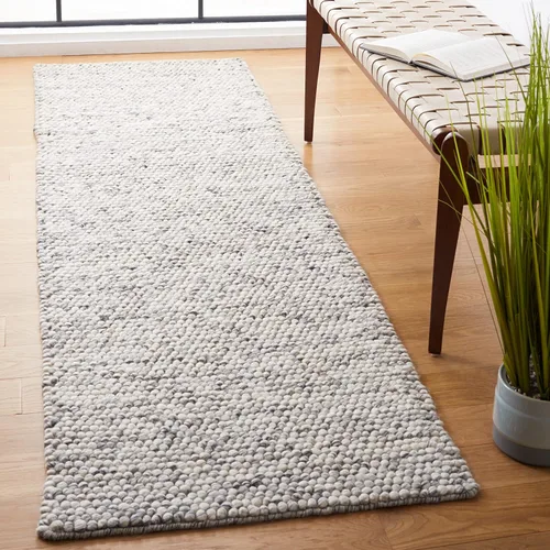 Vista 17 de SAFAVIEH Natura Collection - Alfombra decorativa, 2 x 3 pies, color beige, mezcla de lana hecha a mano, diseño texturizado, ideal para pasillo