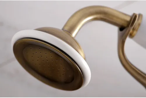 Vista 8 de Kingston Brass KS286ORB Essex - Grifo de bañera con patas de garra de montaje en pared con ducha de mano, bronce aceitado