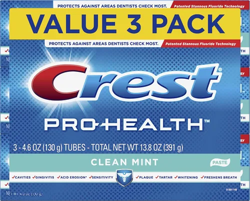 Vista 13 de Crest Pro-Health Clean Mint Pasta de dientes (4.3 onzas) Paquete triple