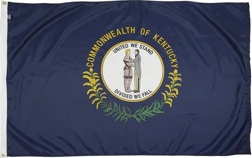 Vista 63 de FlagSource Bandera del estado de Alabama, material de nailon 200D con certificación FMAA, resistente, fabricada en Estados Unidos, resistente a