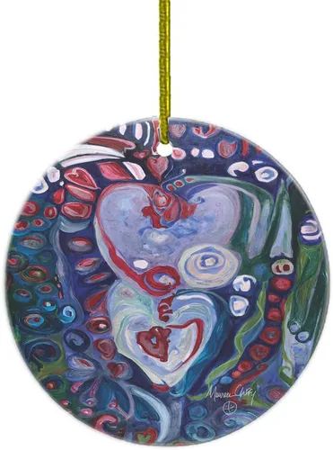 Vista 8 de Maureen Claffy Ceramic Christmas Tree Ornament Conception