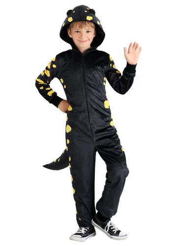 Vista 6 de Disfraz de Salamandra Manchada para Niños Multicolor