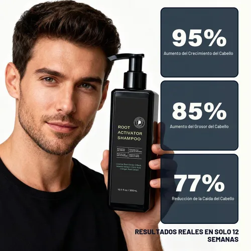 Vista 6 de Root Activator Shampoo For Men - Champú para el crecimiento del cabello para la pérdida y adelgazamiento del cabello - 10.1 fl oz/10.1 fl oz
