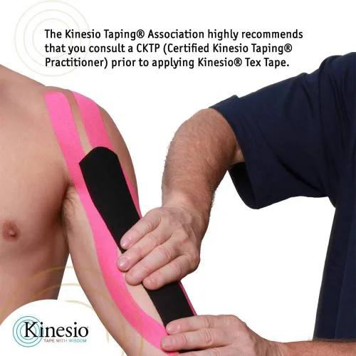 Vista 3 de Vendaje de apoyo para articulaciones de Kinesio Tex Gold., GKT15034, Beige, 1, 1