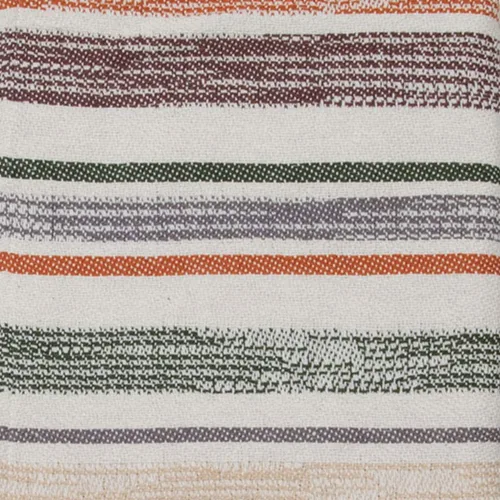 Vista 7 de Foreside Home & Garden - Manta de algodón tejida a mano multicolor de 50 x 60 pulgadas con borlas atadas a mano