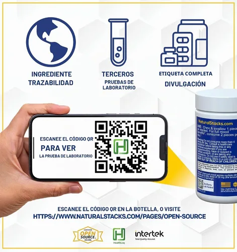 Vista 5 de Mood Bites - Suplemento de azafrán con vitamina B3, melocotón cítrico, 30