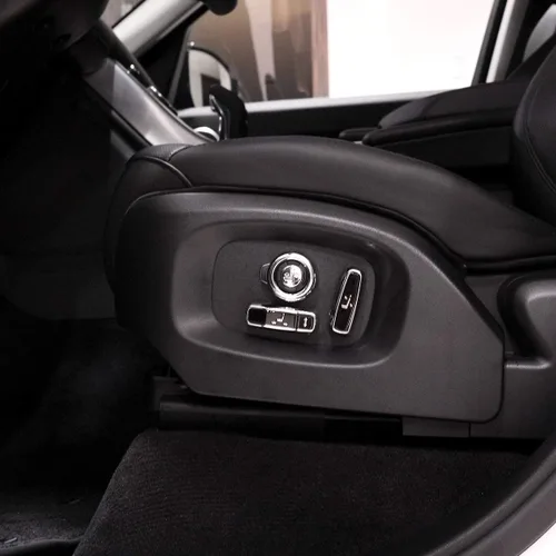 Vista 5 de YIWANG ABS 4 piezas de ajuste de asiento botón de ajuste accesorios para Land Rover Range Rover Velar 2016-2019, para Land Rover Range Rover