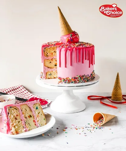 Vista 8 de Bakers Choice - Gránulos arcoíris para hornear, chispas Rainbow Jimmies para coberturas de helado, sin lácteos, Kosher de 10 onzas