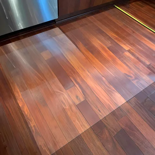 Vista 5 de OXIGG Tapete grande transparente – Protector de piso de mascotas, protector de alfombra de plástico, tapete de vinilo – Ideal para suelos de madera